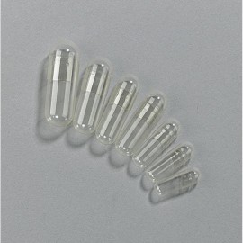 Capsule de gelatină transparentă dimensiune 3 (foarte mici) - 1000 buc