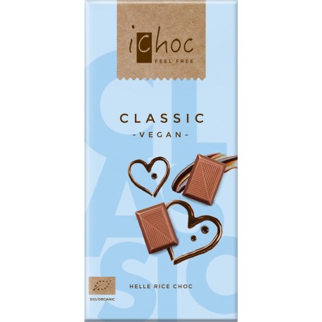 Orez Ciocolată Fără Lactate iChoc 80g Vegan