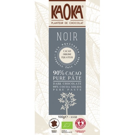 Ciocolata calda 90% KAOKA 100g