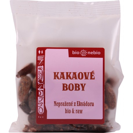 Boabele de cacao ecologice neprăjite organice 100 g