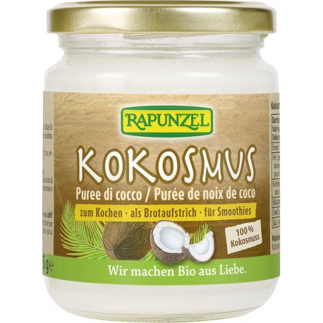 100% Pastă de nucă de cocos RAPUNZEL 215g