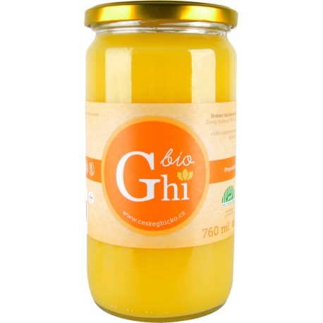 Unt clarificat organic ghee ceh 760ml