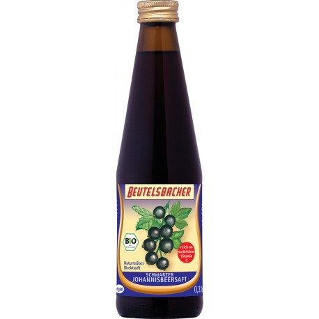 Suc de coacăze negre 100% BEUTELSBACHER 0,33 l