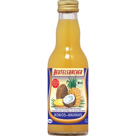 Suc de cocos-ananas 50% 0,2 l