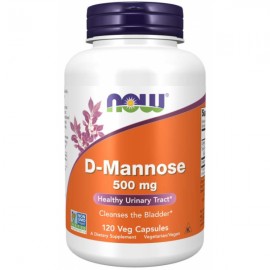 D-Manoză 500 mg - NOW Foods, 120cps