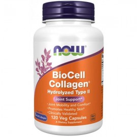 BioCell Collagen® Hidrolizat Tip II - NOW Foods, 120cps