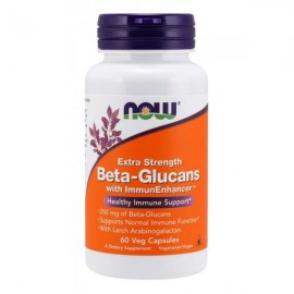 Beta-glucani ImmunEnhancer™, Extra Puternic - NOW Foods, 60cps