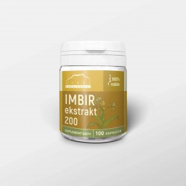 Extract de ghimbir (100 capsule x 200mg) - Zingiber officinalis