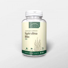 Spirulină comprimate 500 mg - Arthrospira platensis - 200g (400 comprimate)