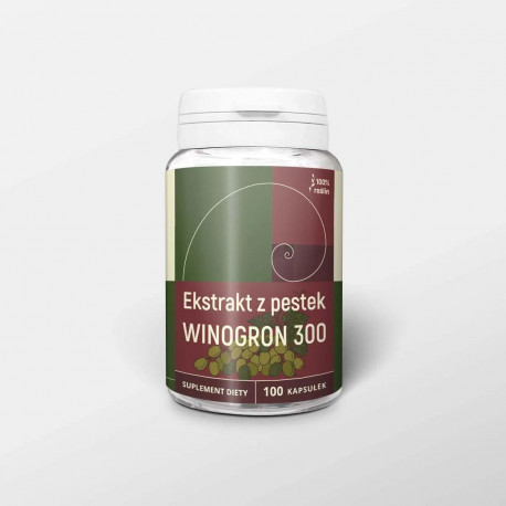 Extract de semințe de struguri 300mg - Vitis vinifera - 100 capsule