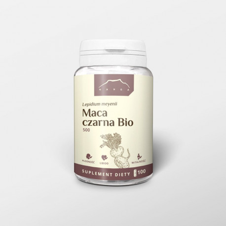 Maca Neagră Organică 100 Capsule x 500 mg - 100