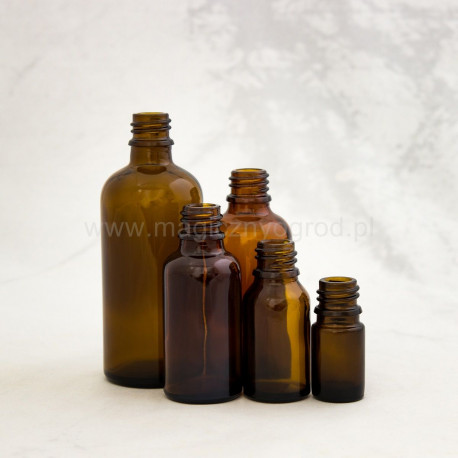 Sticlă maro 5ml - 100ml Fir 18mm - 5ml