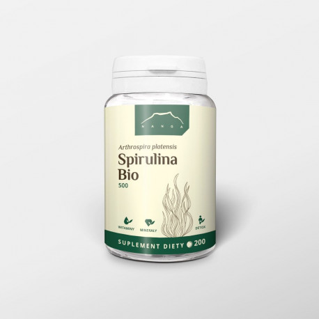 Spirulina Tablete Organice 500 mg - 100g (aprox. 200 comprimate)