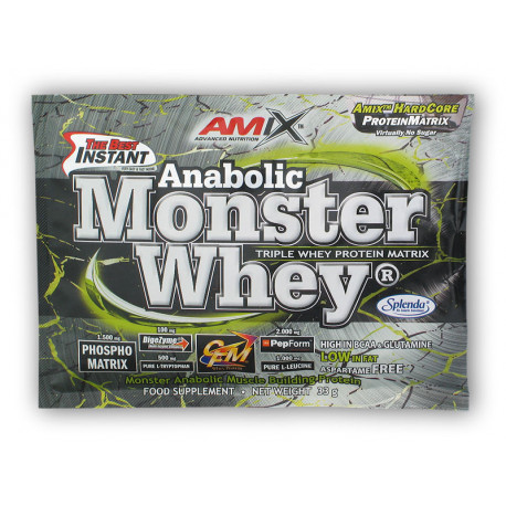 Plic Anabolic Monster Whey 33g - zmeură proaspătă