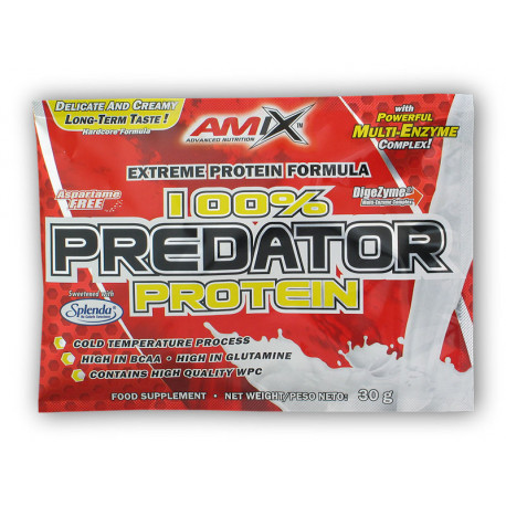 100% Predator Protein 30g Acțiune - Căpșuni