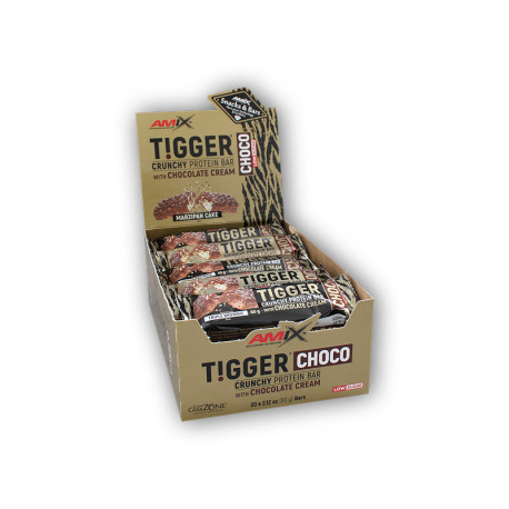 20x Tigger Choco Crispy Bar High Protein 60g - Tort Marțipan