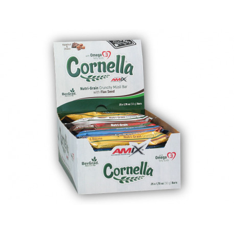 25x Cornella Crunchy Muesli Bar 50g - Ciocolată Cocos Afine