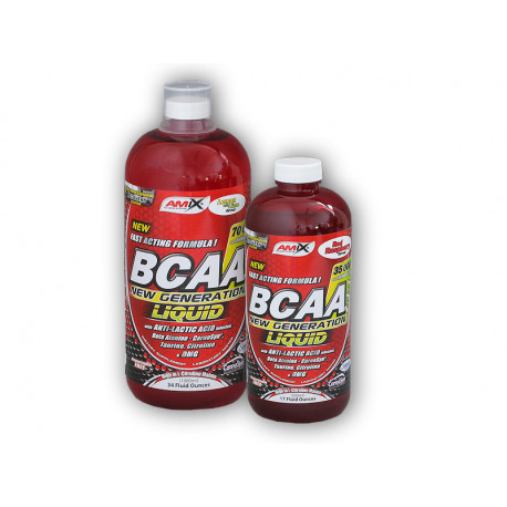 BCAA New Generation Liquid 1l + 500ml - lămâie-lime