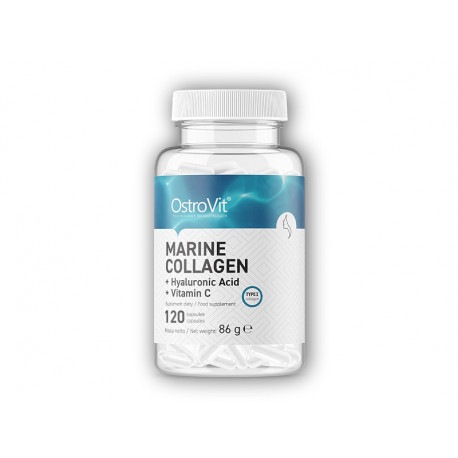 Colagen marin + acid hialuronic vitamina C 120 capsule