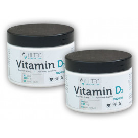 2x Health Line Vitamina D3 2000IU 90 comprimate