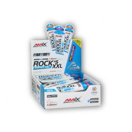 24x Rocks Energy Gel XXL 65g - portocaliu